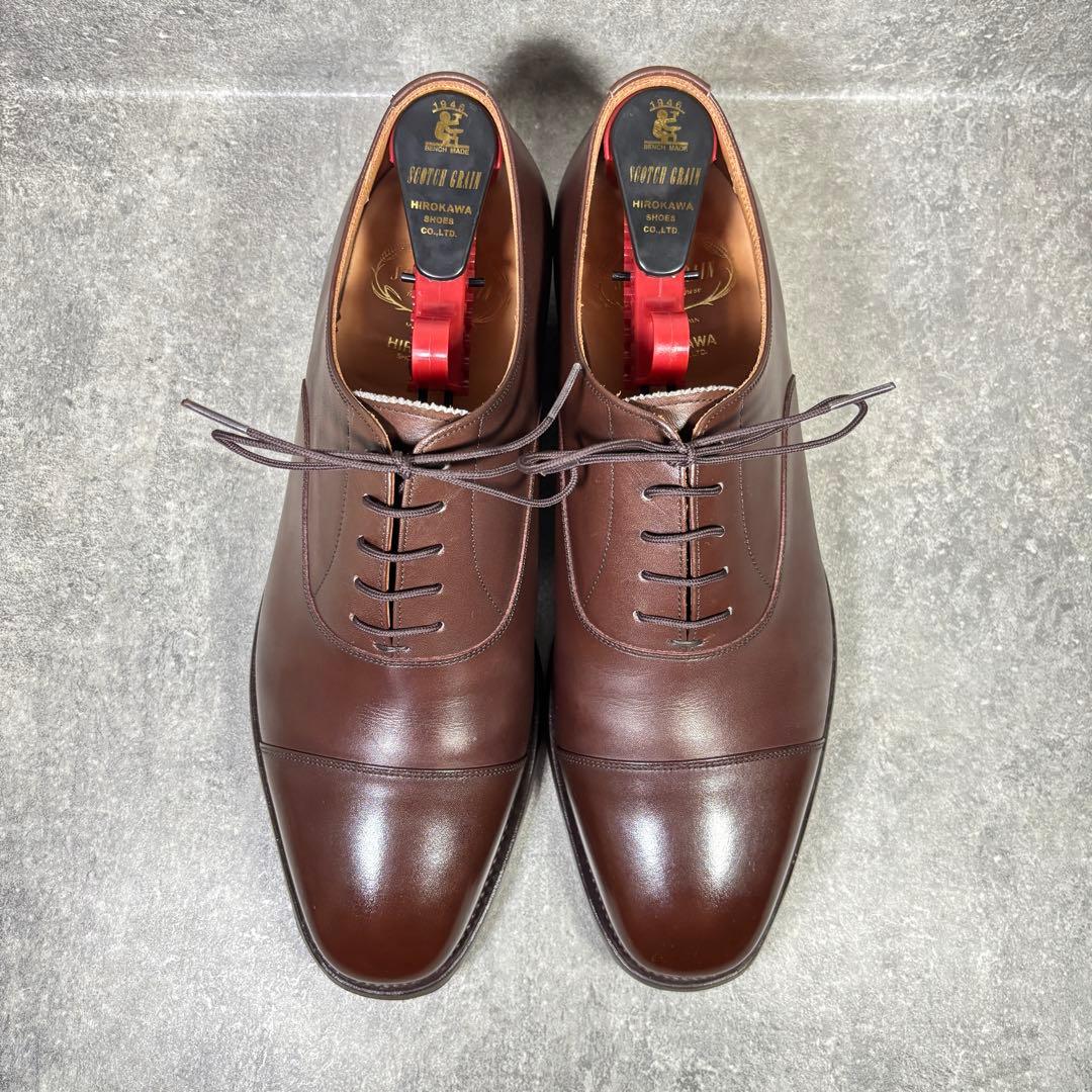 【極美品】スコッチグレイン ストレートチップ 3526 レザー 26cm