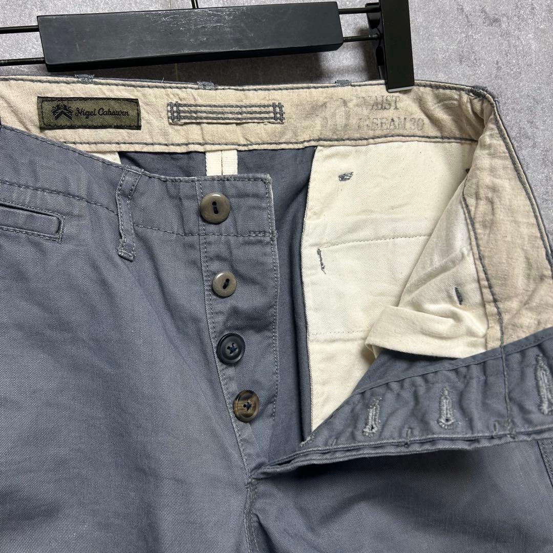 【極美品】　Nigel Cabourn ワークパンツ グレー 30 初期