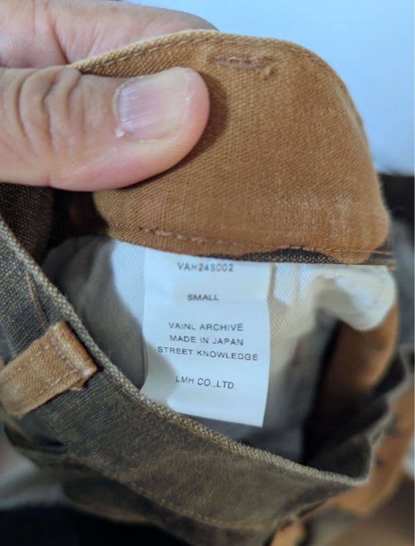 VAINL ARCHIVE　ヴァイナルアーカイブ　迷彩パンツ　定価44000