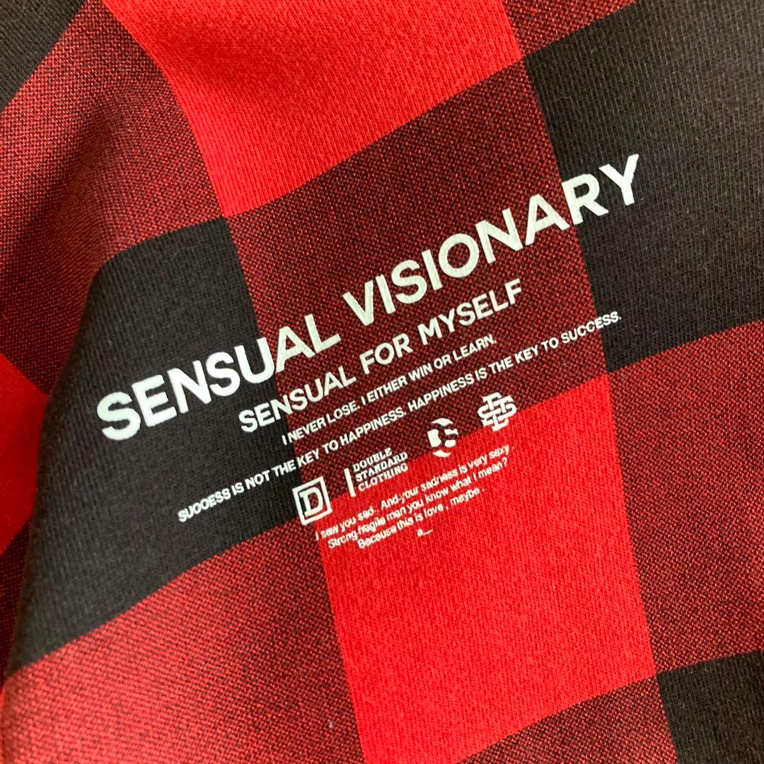 ダブルスタンダードクロージング オリジナルバッファローチェックプリントフーディー