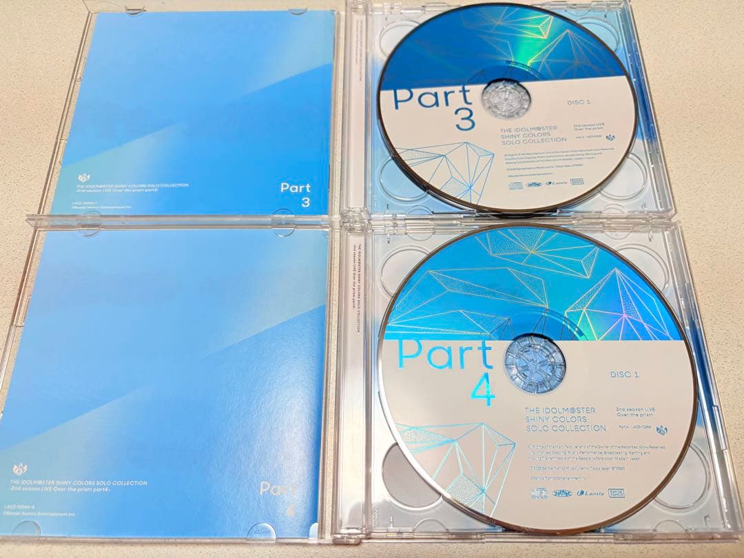 シャニマス Over the prism ソロコレ 会場限定CD Part1〜4