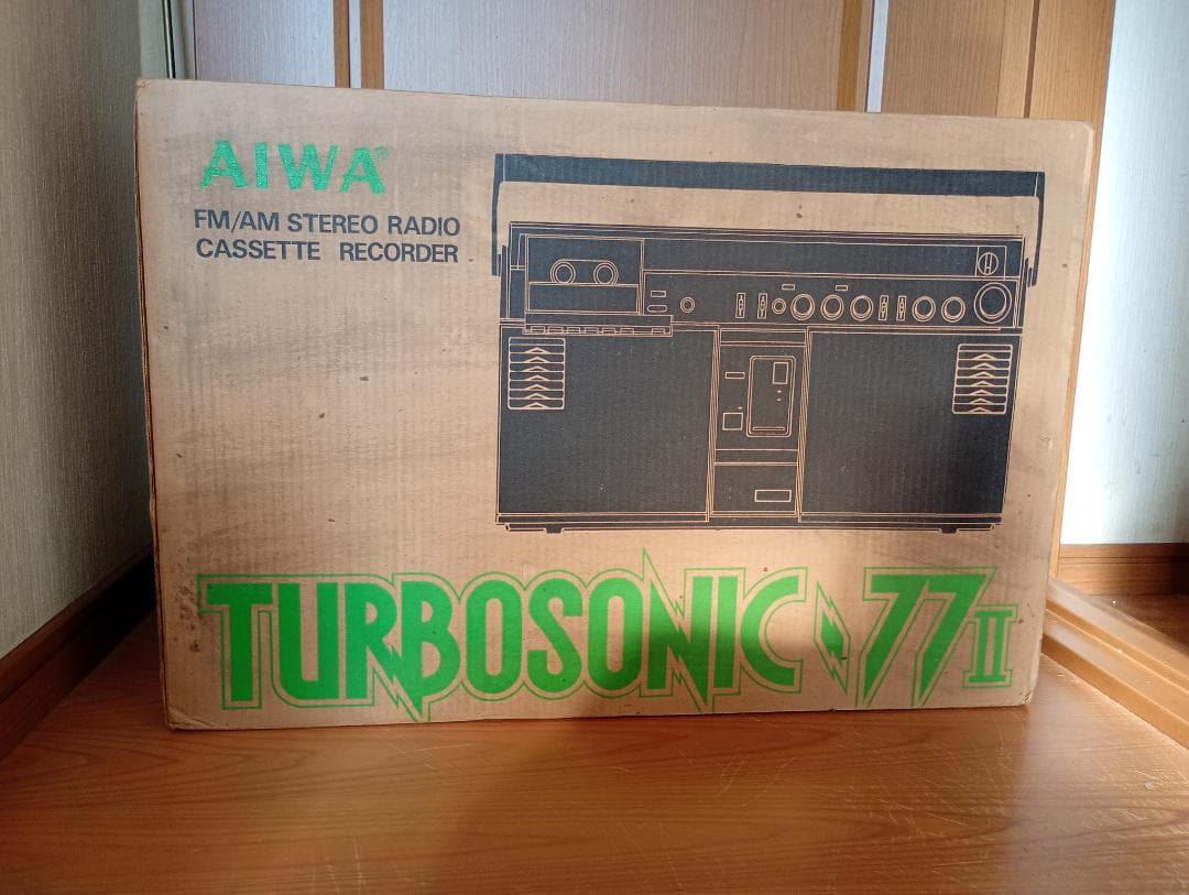 希少箱あり！ 昭和レトロAIWA ラジカセ　CS-J77MKII