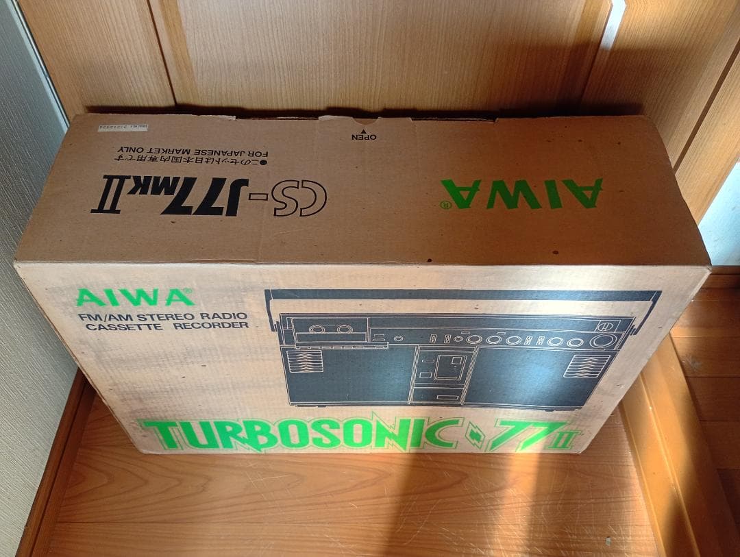 希少箱あり！ 昭和レトロAIWA ラジカセ　CS-J77MKII