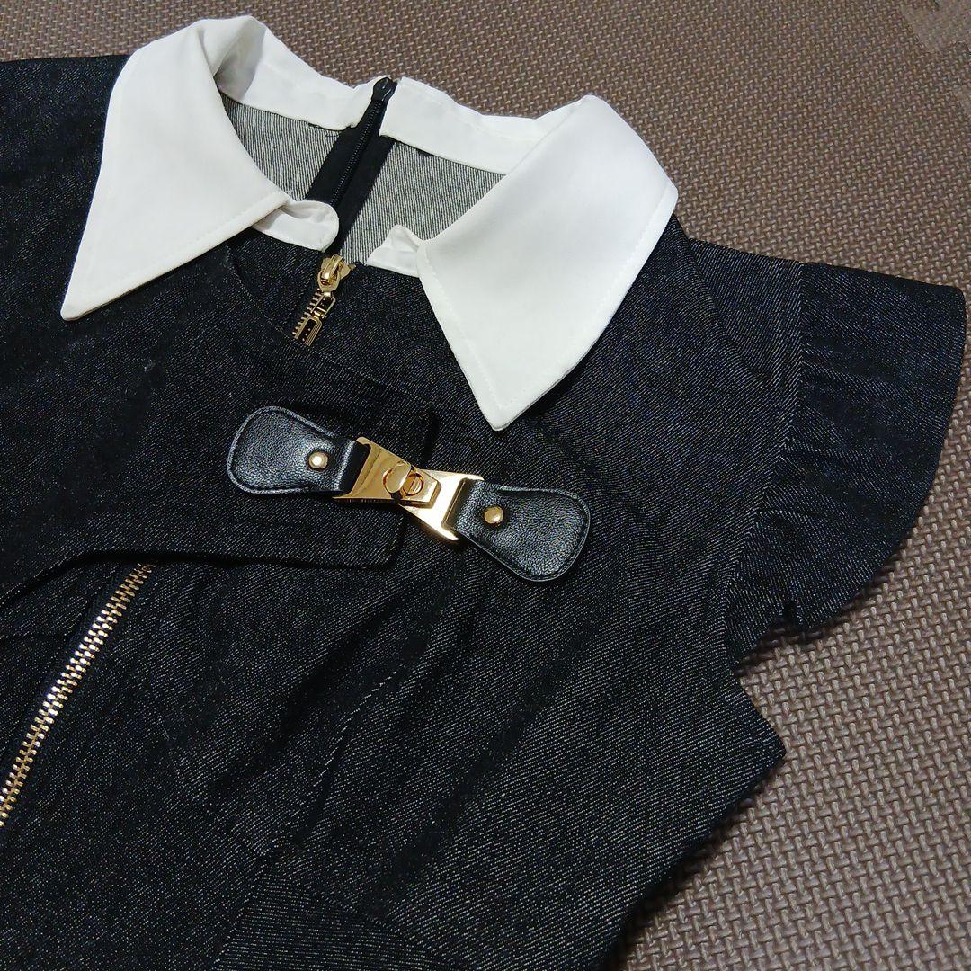 RANDY ランディ アシンメトリー　デニムワンピース　M