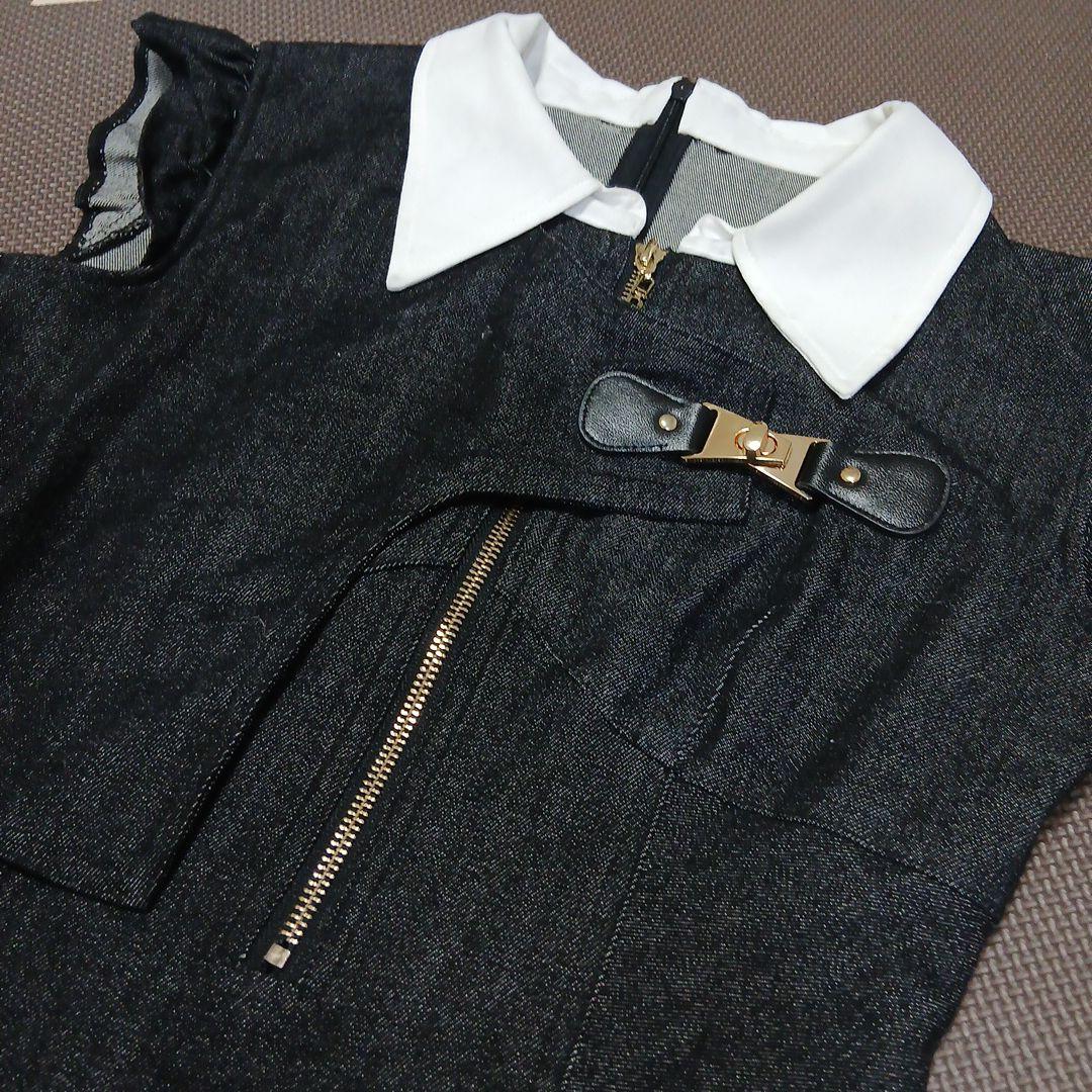 RANDY ランディ アシンメトリー　デニムワンピース　M