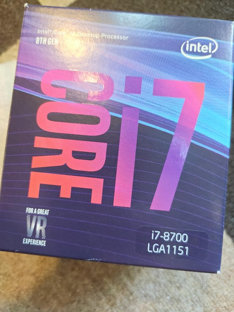 Intel Core i7-8700 　3.20GHz