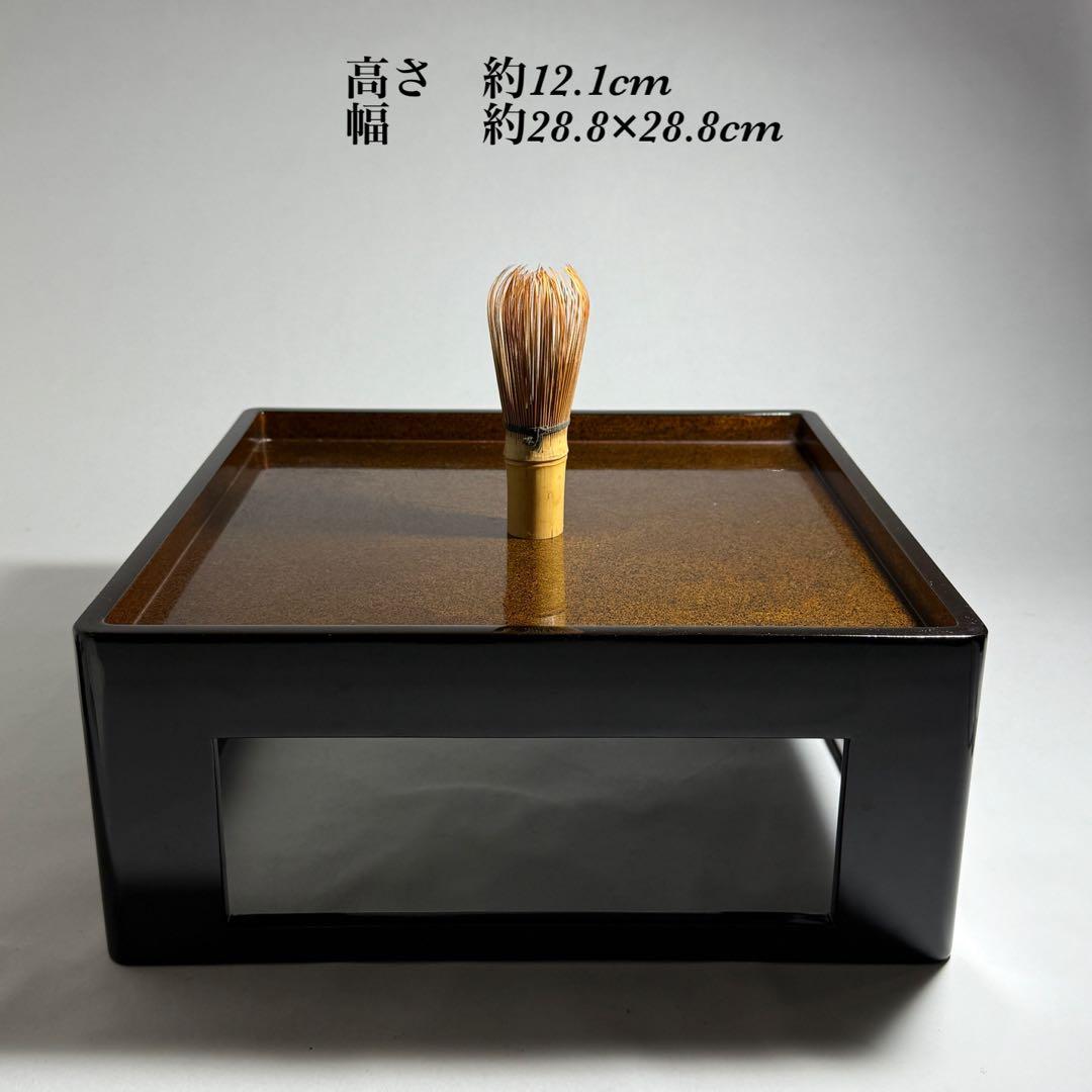 ◆輪島塗 重台 梨地御膳 本漆 時代箱入り 昭和十年◆