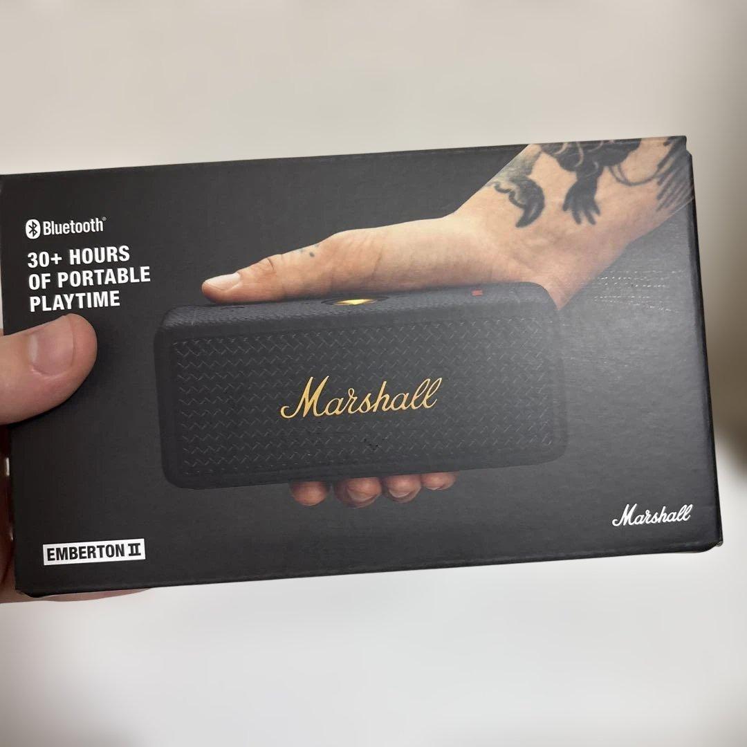 Marshall ワイヤレスポータブル防水スピーカー Emberton Ⅱ