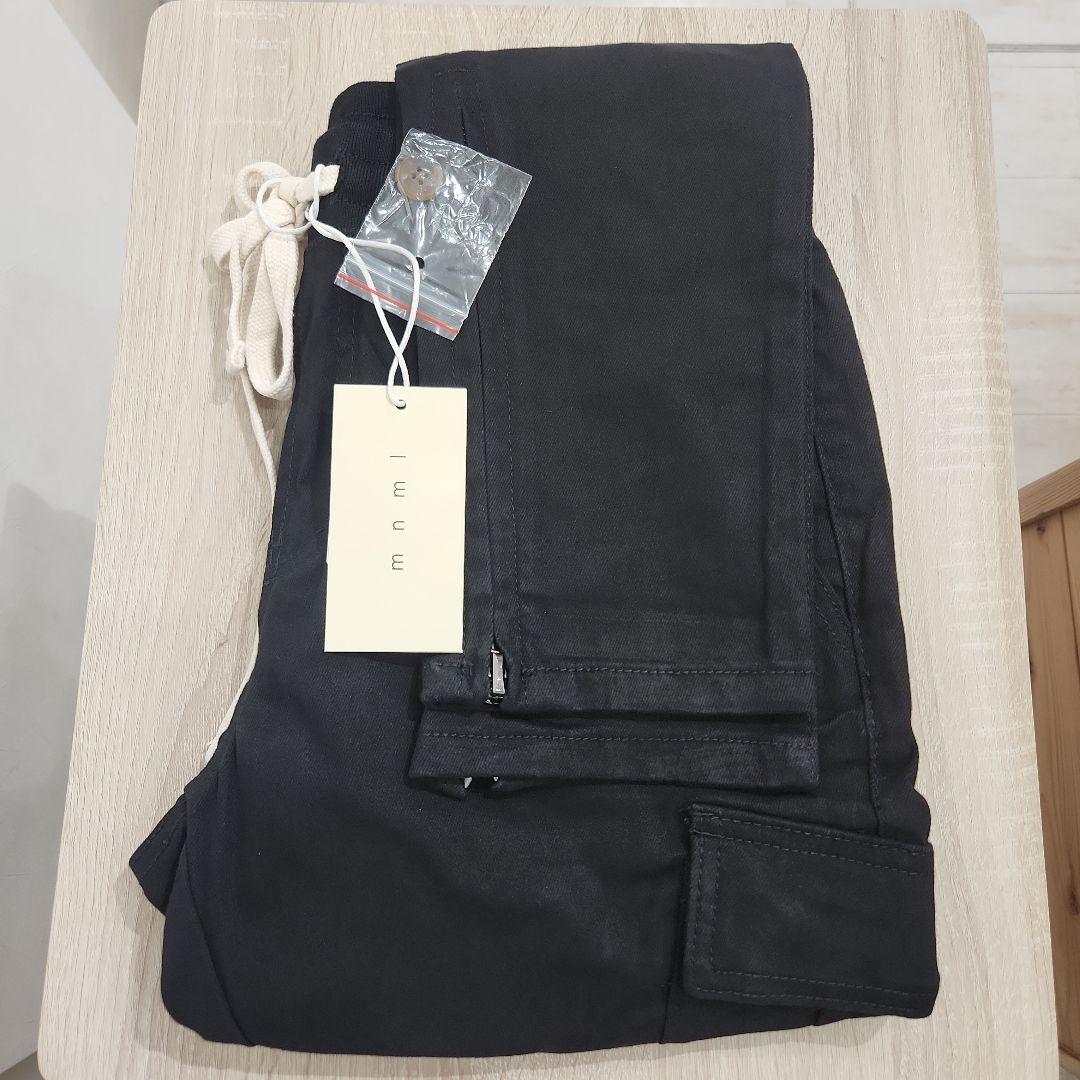 パンツ mnml ZIP CARGO DRAWCORD PANTS / BLACK3