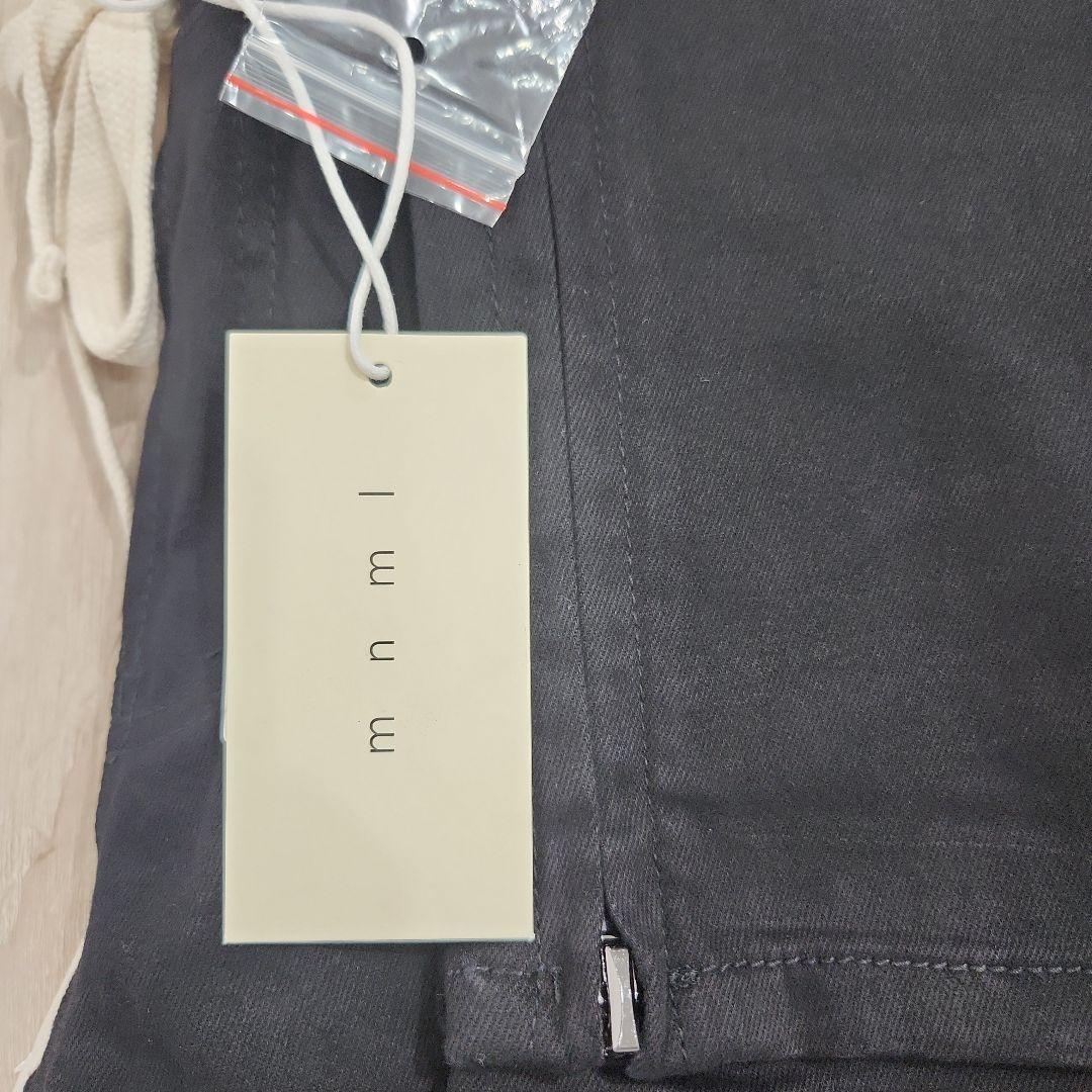 パンツ mnml ZIP CARGO DRAWCORD PANTS / BLACK3