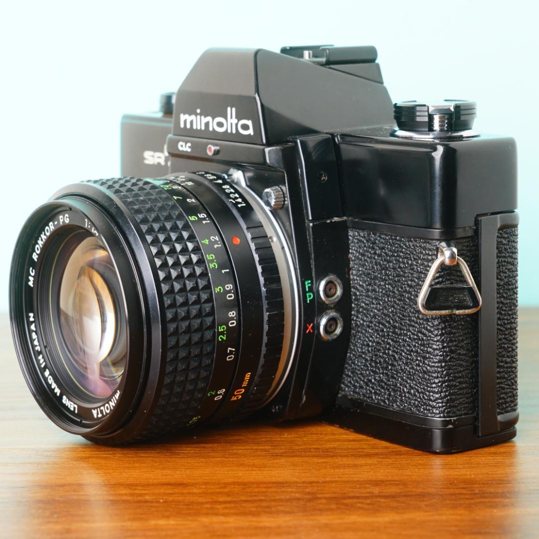 [美品] 完動品◎ミノルタSRT101 ブラック50mm f1.4 67/812