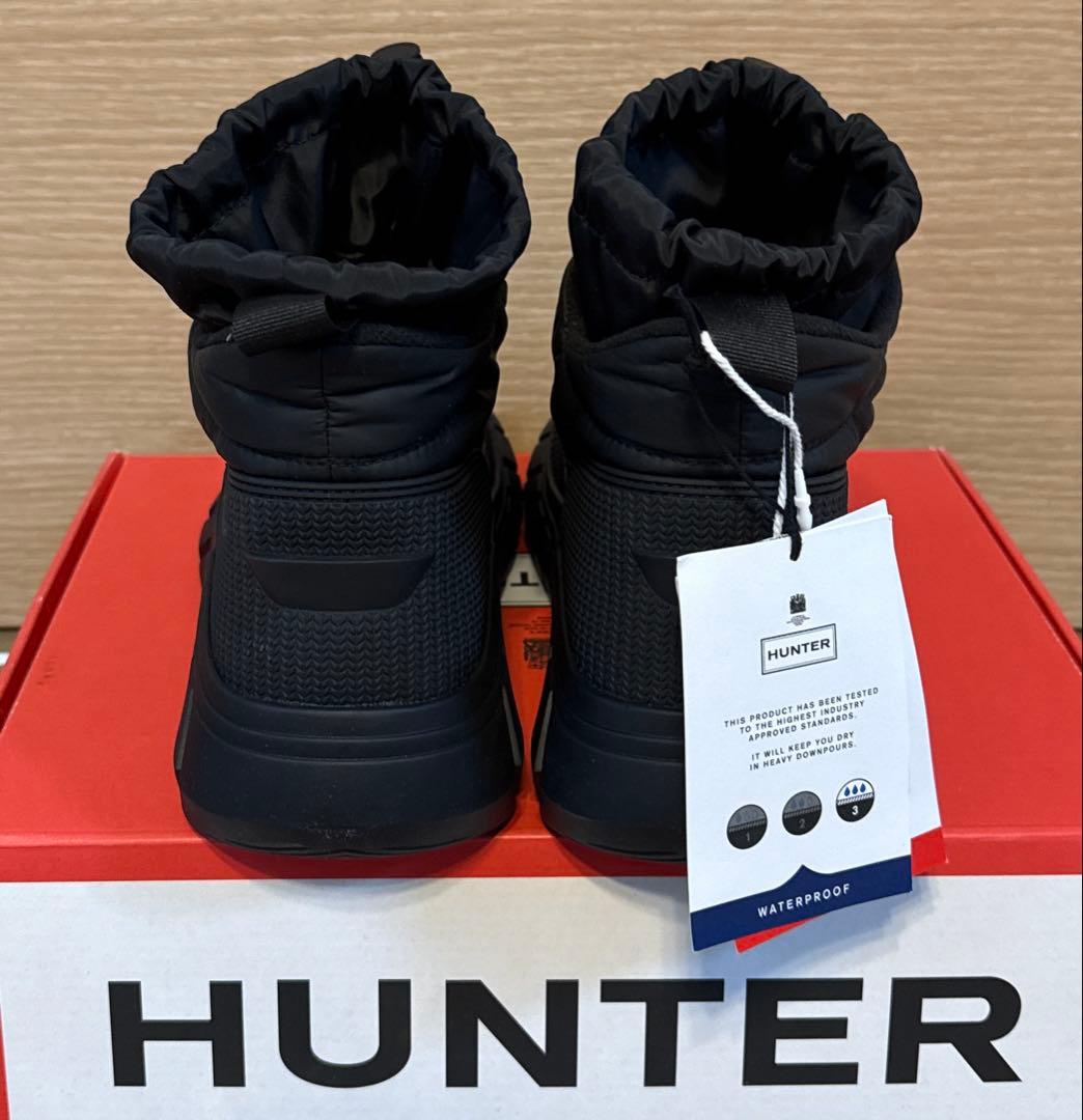 HUNTER ハンター イントレピッド ジップ アンクル スノーブーツ