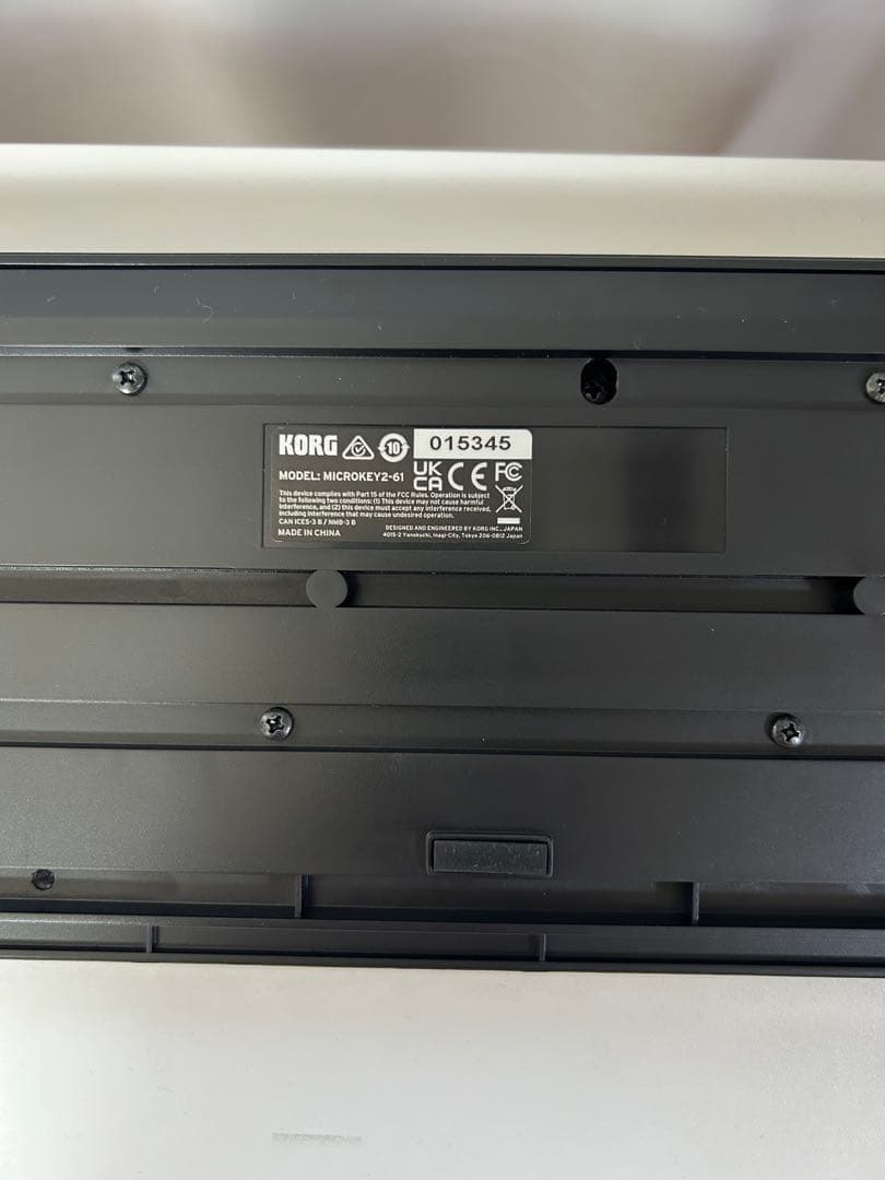 KORG microKEY 61 MIDIキーボード　USB接続