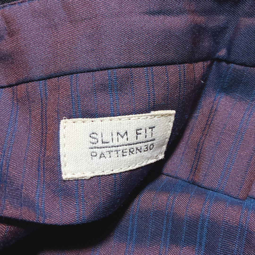 美品⭐️インコテックス　スリムフィット　SUPER 100'S センタープレス