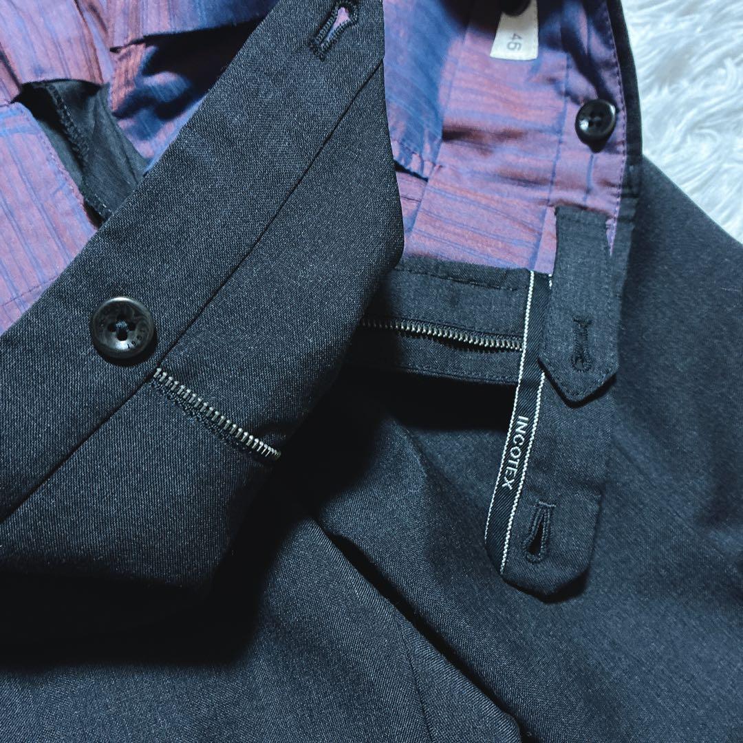 美品⭐️インコテックス　スリムフィット　SUPER 100'S センタープレス