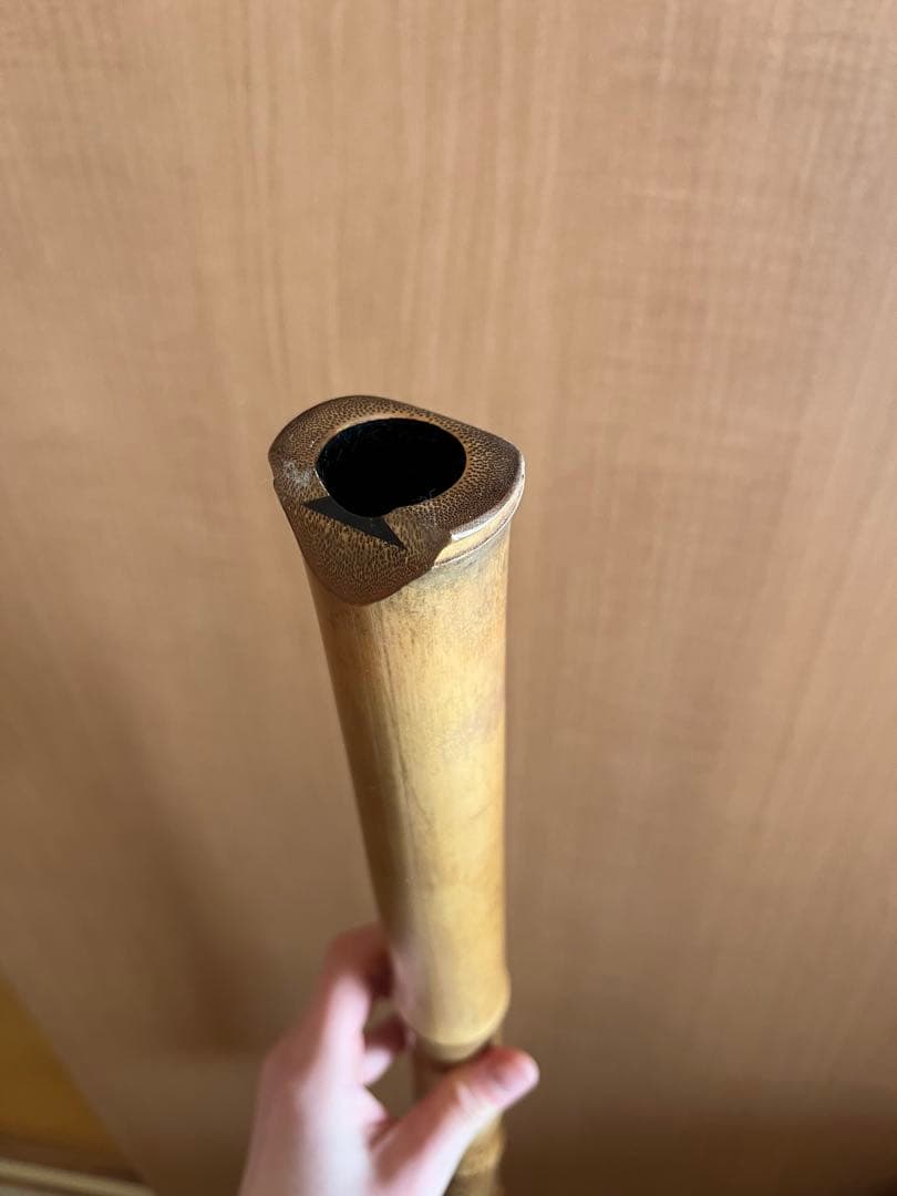 尺八本体 竹製 5穴　62cm