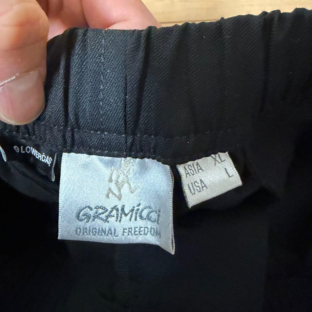 グラミチ ロウワーケース ワイドテーパードパンツ 黒 XL