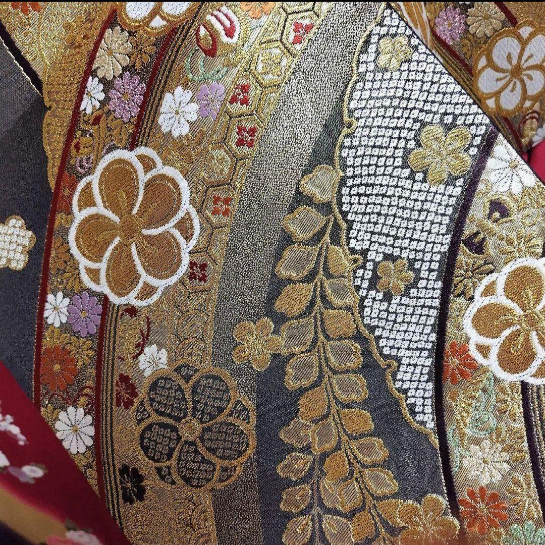 最終価格☆振袖フルセット(7点)・成人式・古典柄・金彩加工・やまと誂製・胴裏正絹