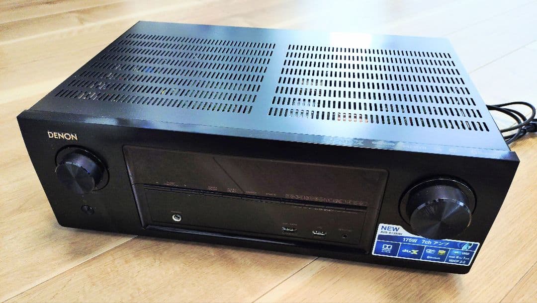7.1chAVアンプ　デノン AVR-X1300W-K
