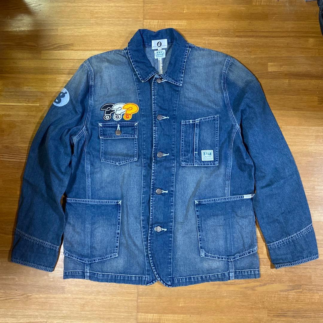 GOODENOUGH×KEY デニムカバーオール　グッドイナフ