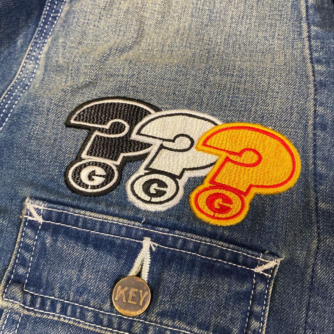 GOODENOUGH×KEY デニムカバーオール　グッドイナフ