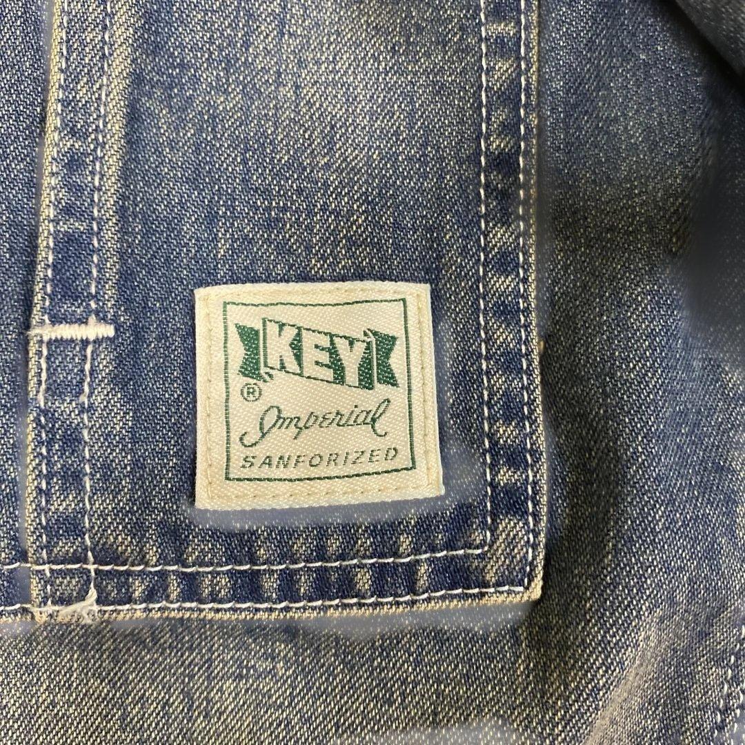 GOODENOUGH×KEY デニムカバーオール　グッドイナフ