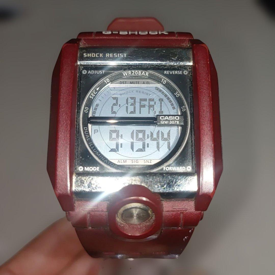 G-SHOCK デジタル腕時計 G-8100Bワインレッド