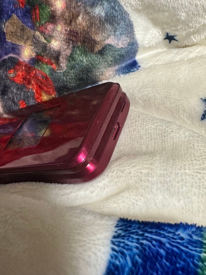 ⭐️中古美品⭐️かんたんケータイライト　KYF43 レッド/京セラ