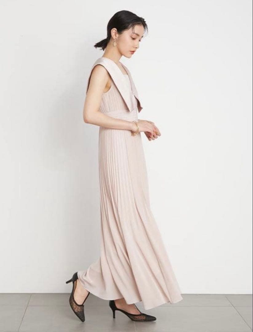 LILY BROWN リリーブラウン　デシンプリーツドレス　オケージョンドレス