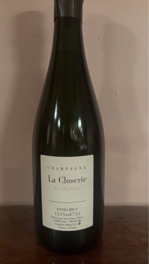 シャンパーニュ ラ・クロズリー Les Béguines（レ・ベギーヌ）