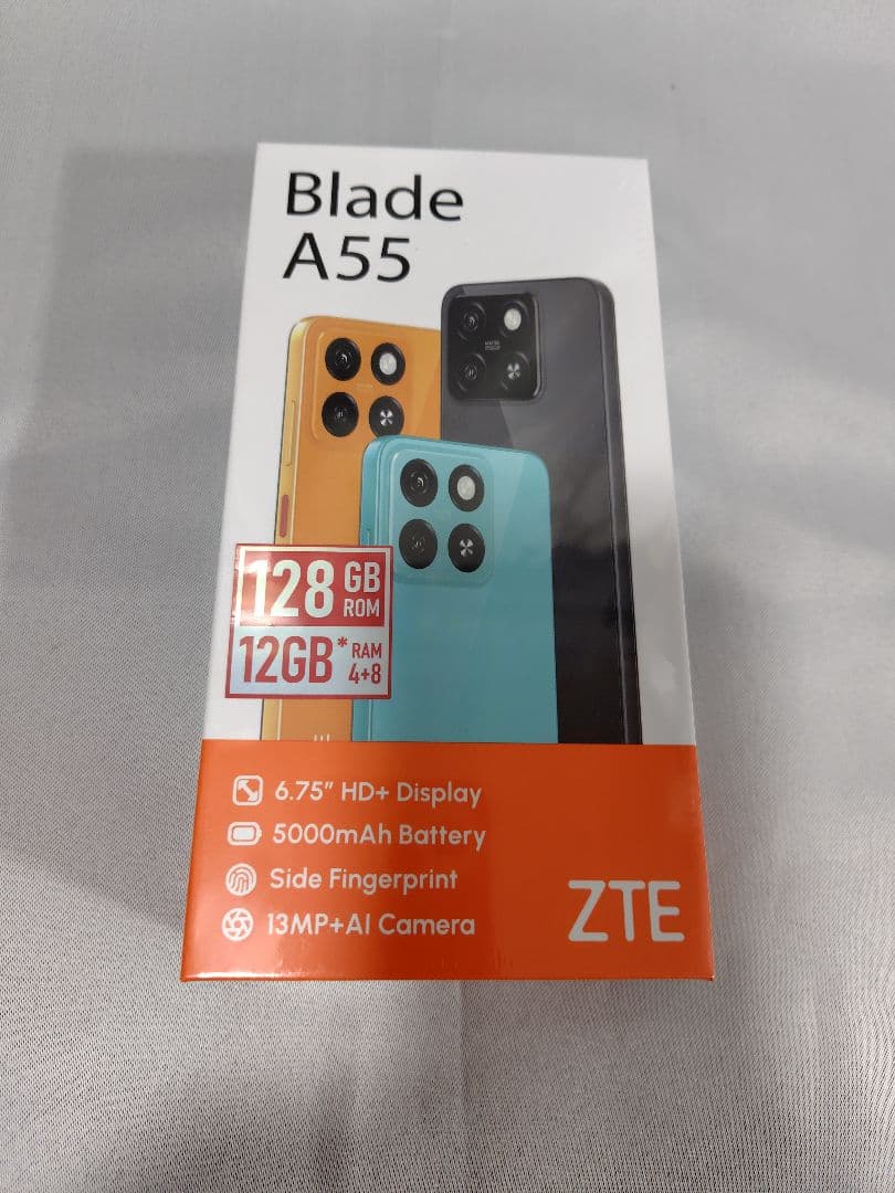 ZTE Blade A55 128GB/12GB　グローバル　新品
