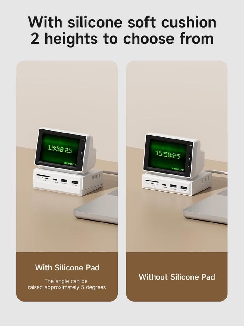 【新品未開封】Hagibis 3.5インチ IPS ミニモニター ハブ搭載