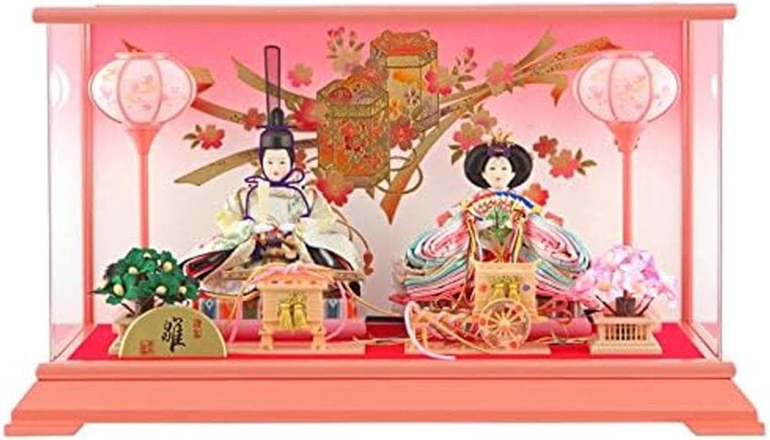 新品 2025年度新作 雛人形 ひな人形（親王飾り）清玉作 パールピンク