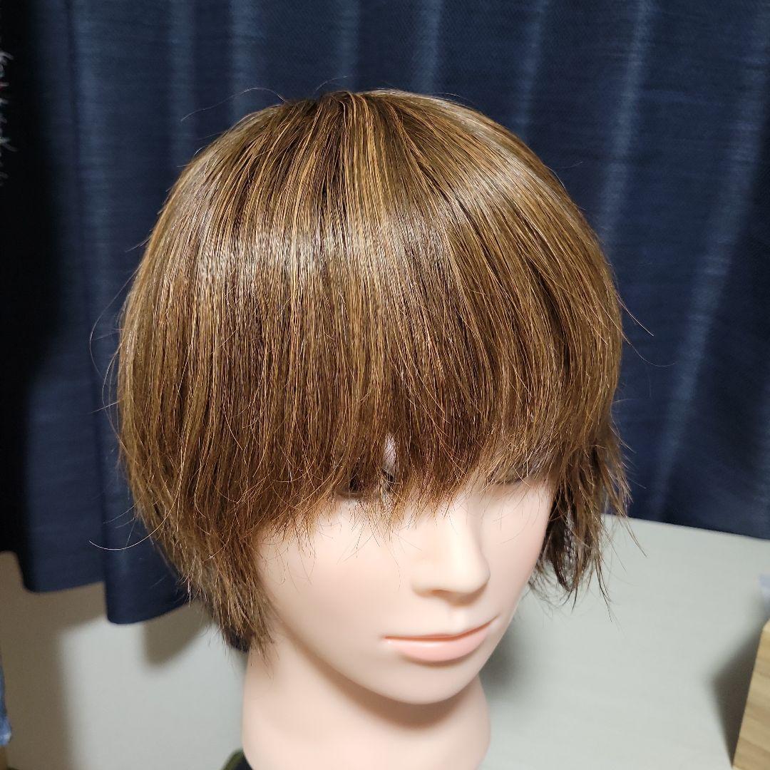 美品 百合子ウイッグ みちこパーマ 3Dウィッグ