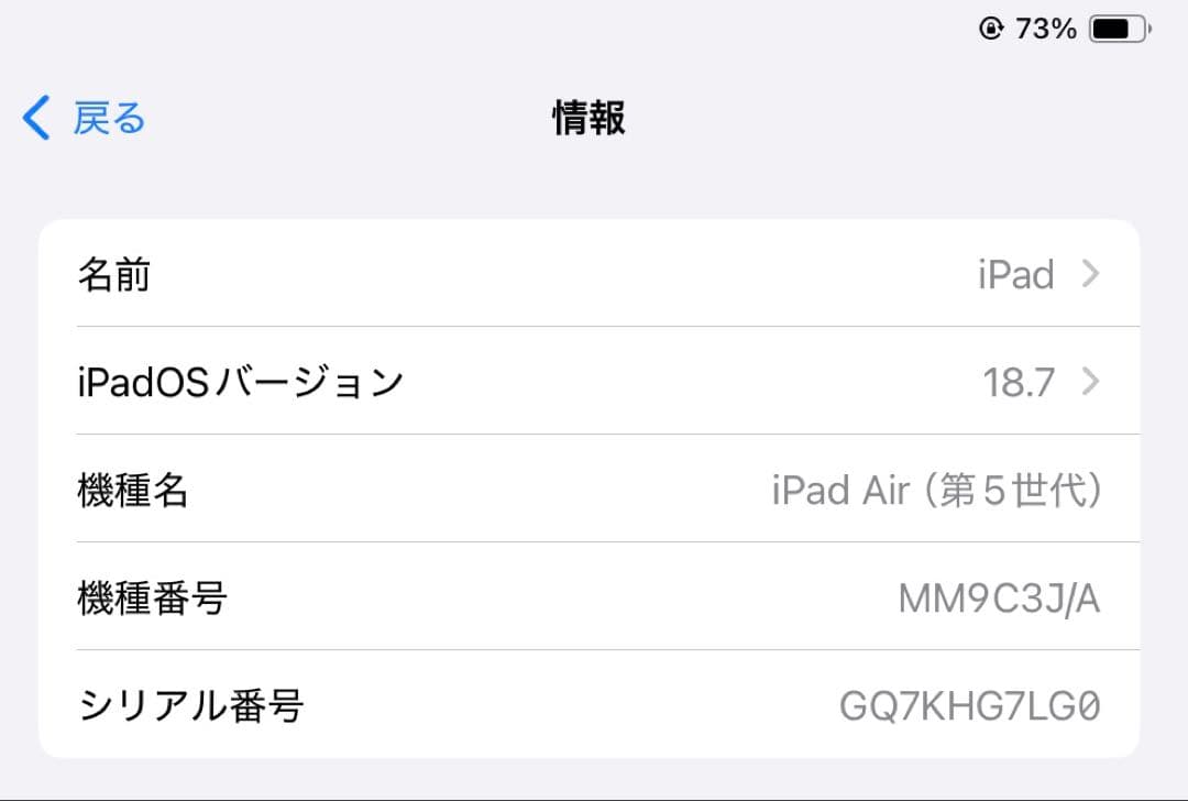 iPad Air 第5世代 WiFi 64GB グレー
