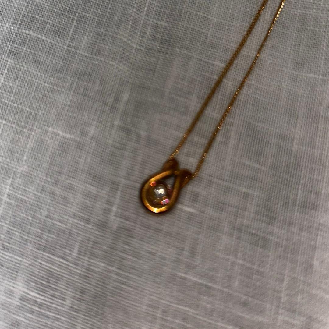 K18 ゴールド ネックレス シンプル