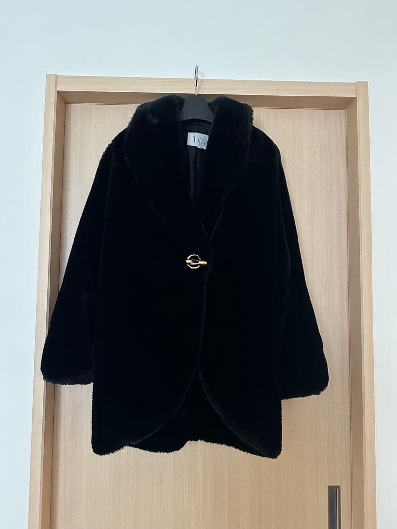 【美品】Christian Dior Miss Dior ファーコート M