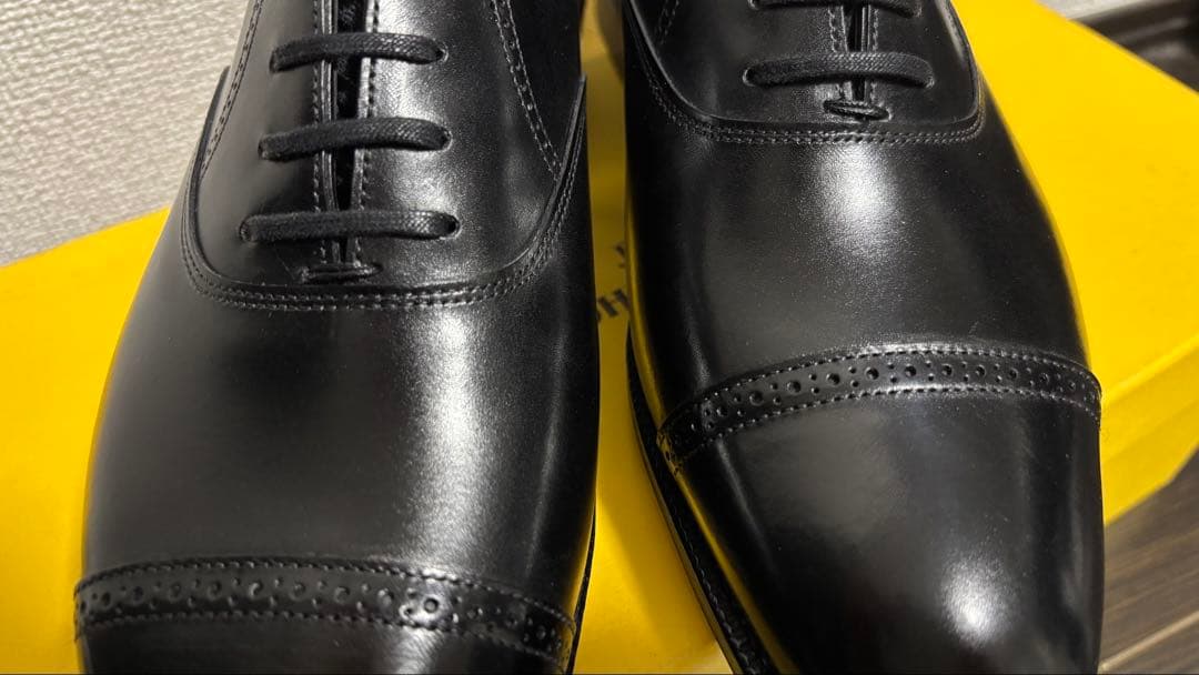 【未使用】ジョンロブ フィリップⅡ UK 6 D 黄箱