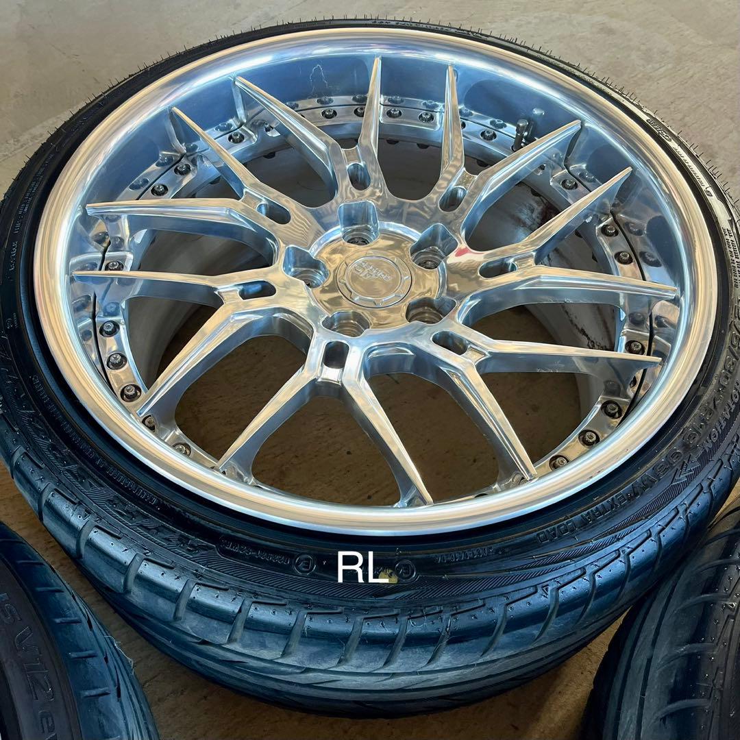 鍛造 2ピース  PCD120 19インチ オリジナルオーダーホイール