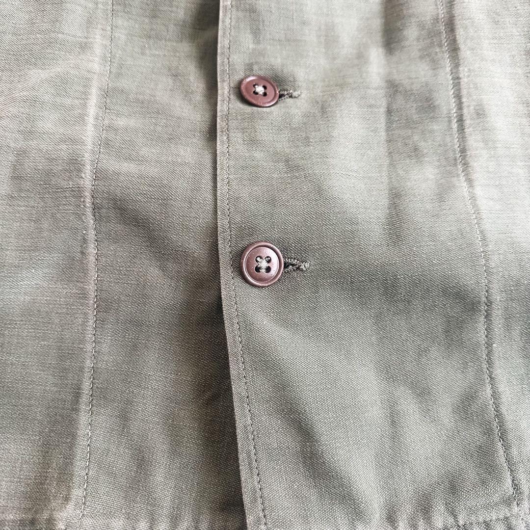 1950's US ARMY 1st コットンサテン ユーティリティシャツ