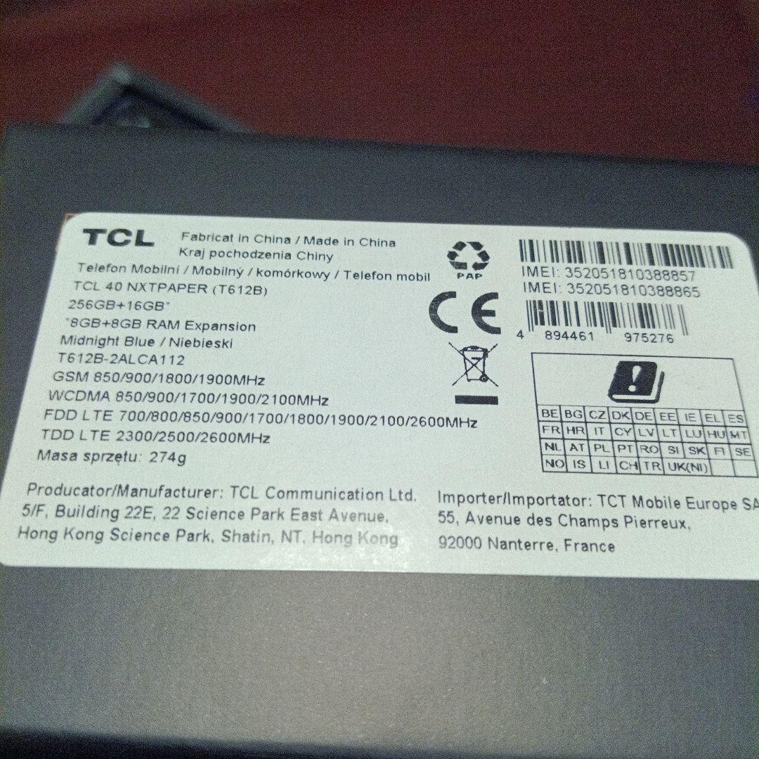 TCL 40 NXTPAPER スマートフォン 本体
