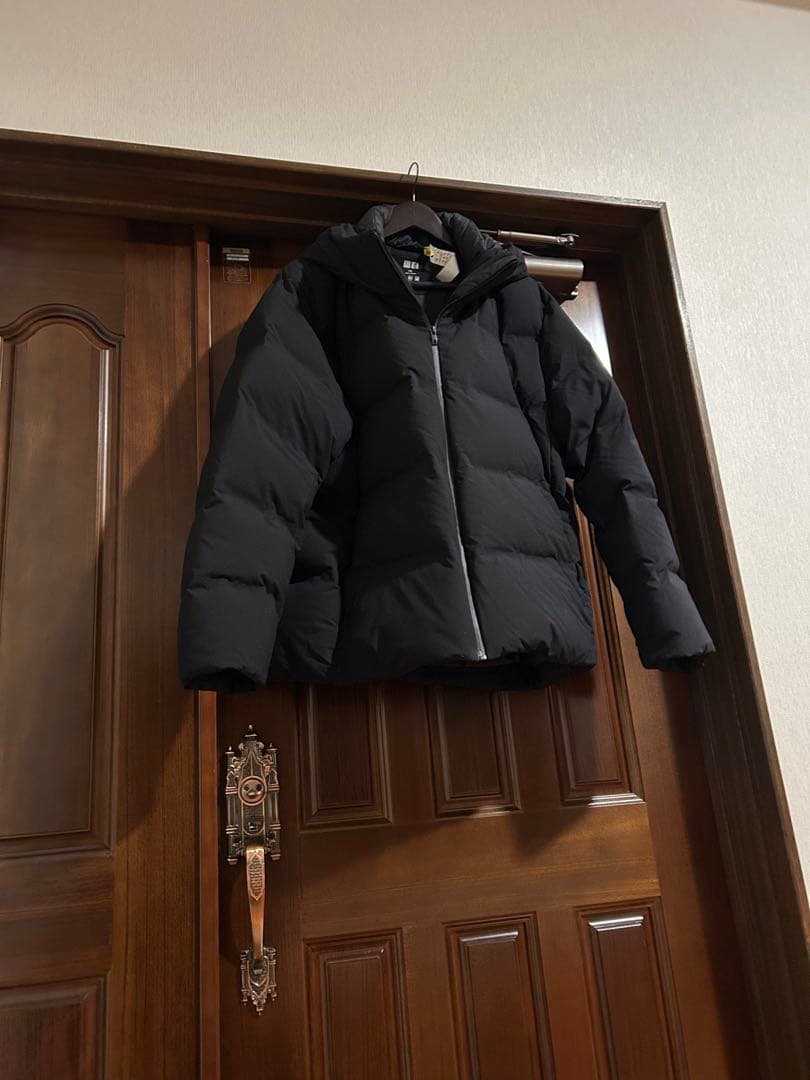 【2XLサイズ‼️】UNIQLO シームレスダウンパーカ ブラック 黒色 ユニクロ