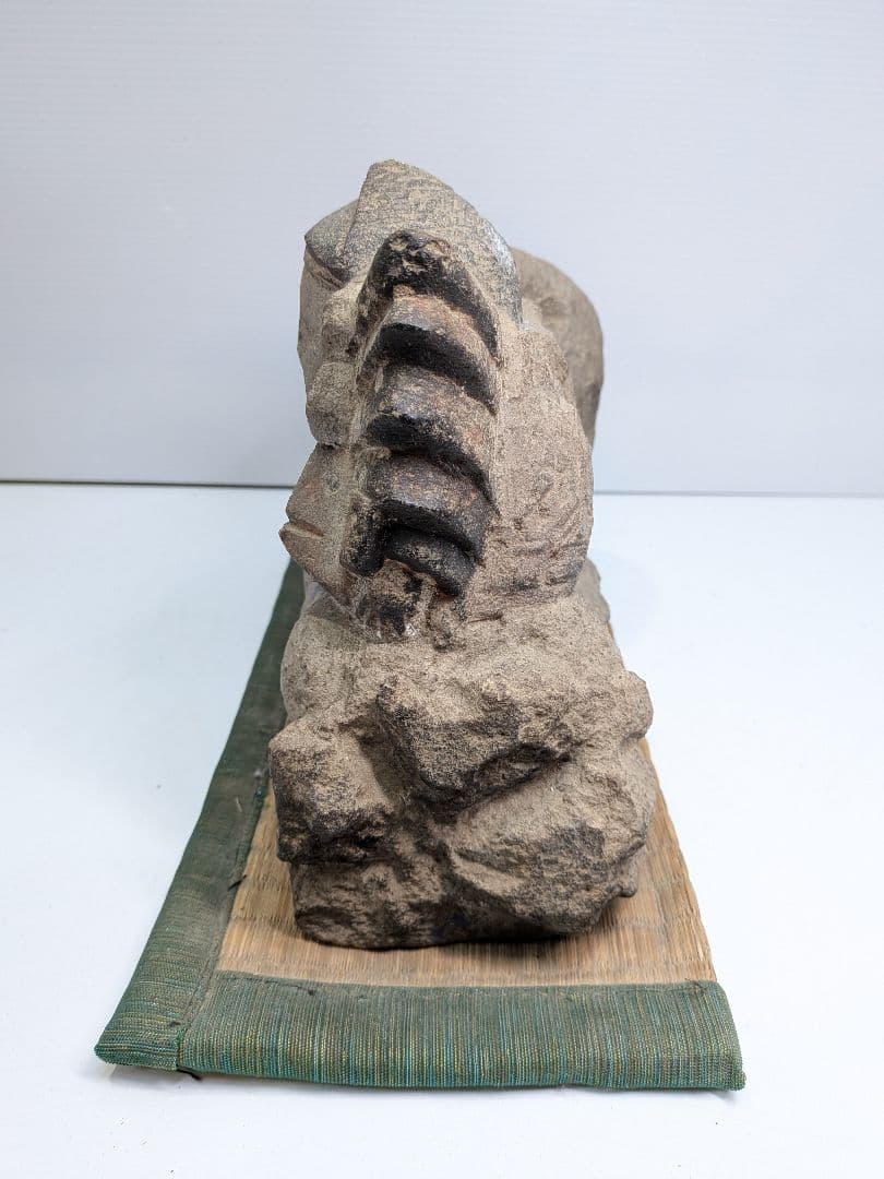 P020 蔵出し 70年以上前 石仏 恵比寿大黒天 骨董 縁起物 石像