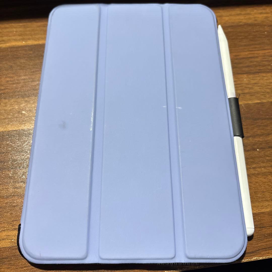 Apple iPad mini (第6世代) 紫 カバー付き