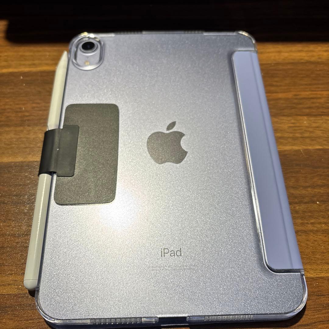 Apple iPad mini (第6世代) 紫 カバー付き