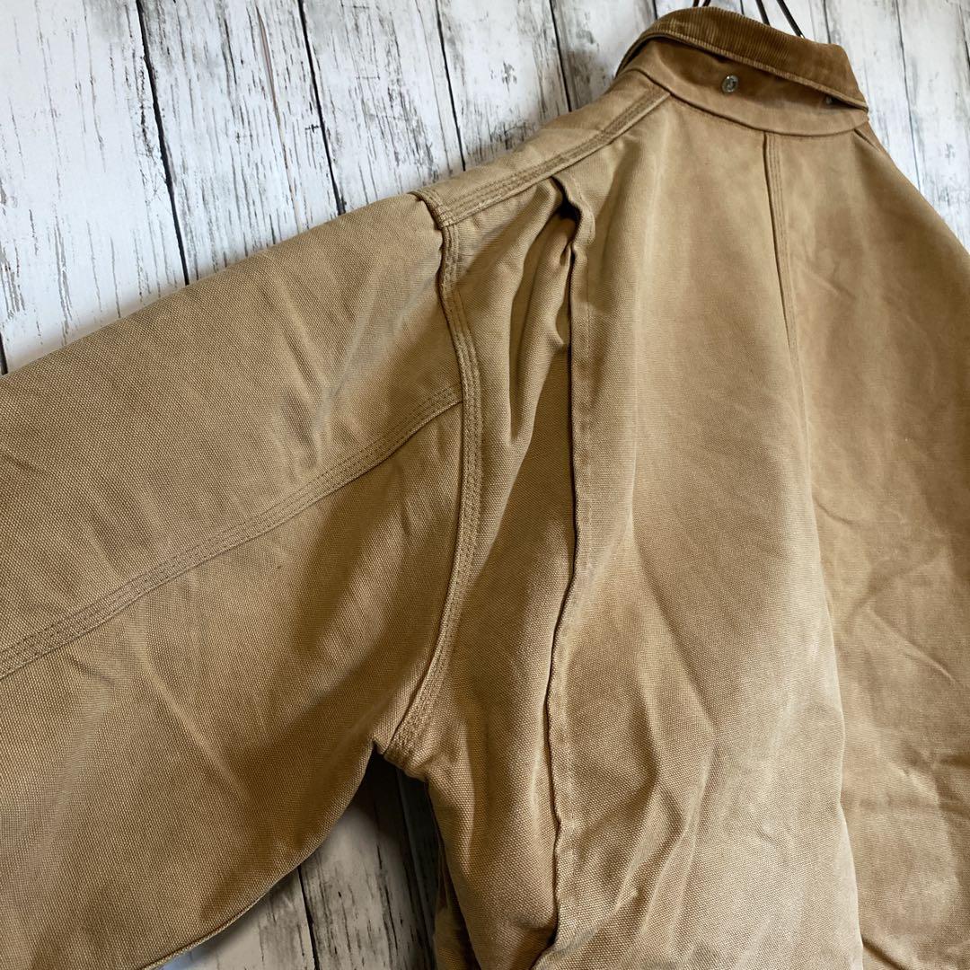 【名品】Carhartt ミシガンチョアコート ブラウン BRN XL程度