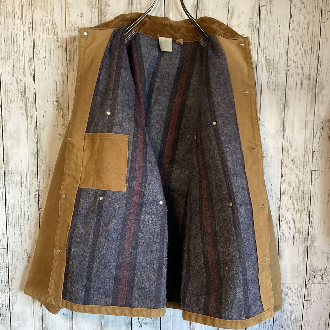 【名品】Carhartt ミシガンチョアコート ブラウン BRN XL程度