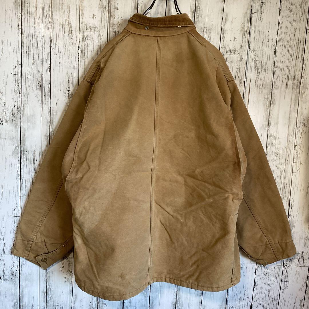 【名品】Carhartt ミシガンチョアコート ブラウン BRN XL程度