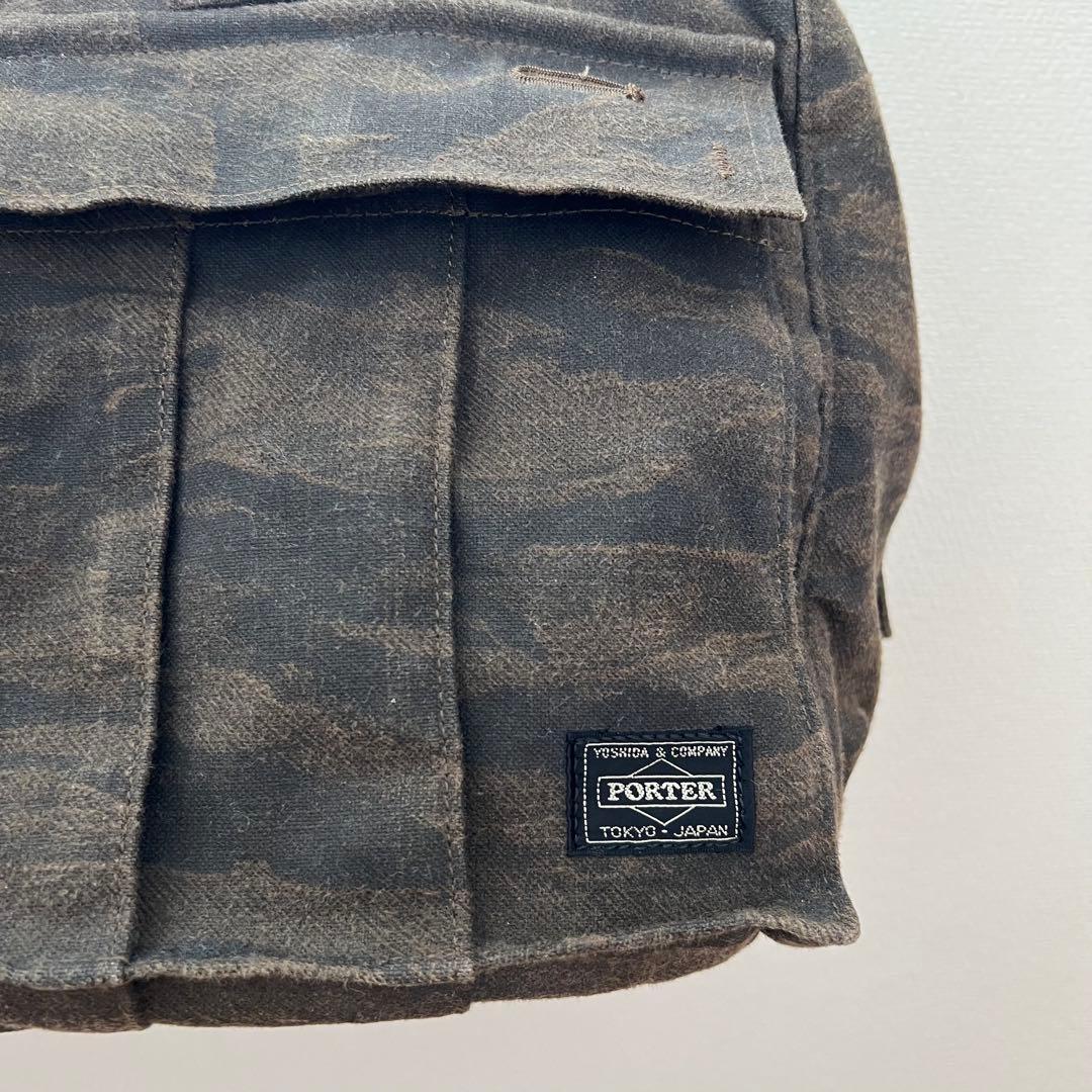 PORTER グリーンアイ ボストンバッグ ダークカモフラージュ