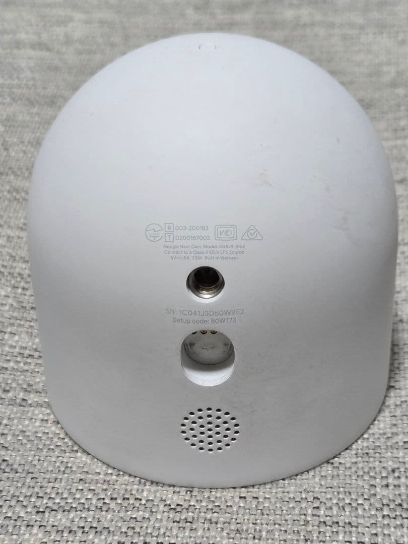 Google Nest Cam G3AL9 バッテリー式 防塵防滴ケーブルセット